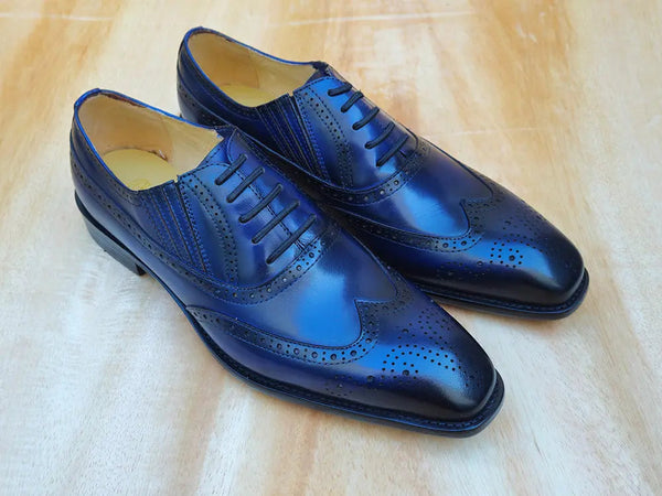 Wingtip Slip-on Oxford Carrucci