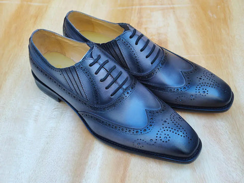 Wingtip Slip-on Oxford Carrucci