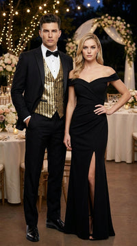 Men’s Black Award Ceremony Blazer Vintage Formal Tuxedo Jacket