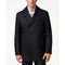 Wool-Blend Classic-Fit Peacoat, charcoal overcoat six button