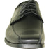 Bravo Mens Classic Square Pointy Toe Dress Shoe in Black