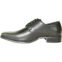 Bravo Mens Classic Square Pointy Toe Dress Shoe in Black