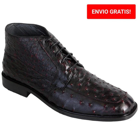 Zapato Botín Piel Avestruz - Mens Ostrich Boot in 3 Colors