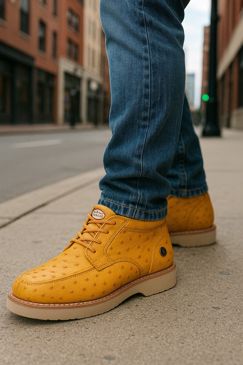 Zapato Avestruz Completo LAB-ZA0603