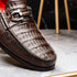 Marco Di Milano Adro Brown Leather Luxury Loafers