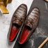 Marco Di Milano Adro Brown Leather Luxury Loafers