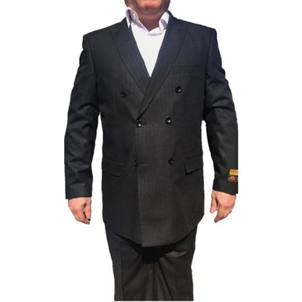 Alberto Nardoni Black Double Breasted Buttons Closure Overcoat