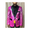 Alberto Nardoni Fuchsia Shiny Flashy paisley blazer