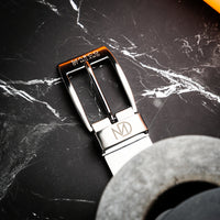 Marco Di Milano Alessio Black Leather Belt Loafer