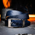 Marco Di Milano Alessio Belt Navy Leather Loafer
