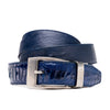 Marco Di Milano Alessio Belt Navy Leather Loafer