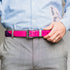 Marco Di Milano Alessio Pink/Purple Leather Belt Loafer