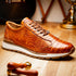 Marco Di Milano Alonzo Cognac Leather Dress Shoe