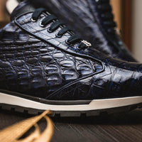 Marco Di Milano Alonzo Navy Leather Dress Shoe