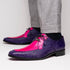 Marco_Di_Milano Andretti: Pink Suede Loafers