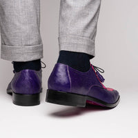 Marco_Di_Milano Andretti: Pink Suede Loafers