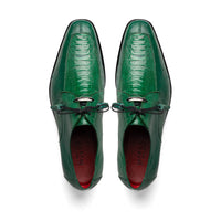 Marco Di Milano Andretti Green Lemon Ostrich Leg Dress Shoes