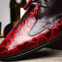 Marco Di Milano Anzio Black Cherry Leather Shoe