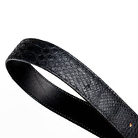 Marco Di Milano Arkansas Black Leather Belt Shoe