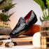Marco Di Milano Aubiere Black Leather Dress Shoe