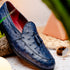 Marco Di Milano Aubiere Navy Leather Dress Shoes