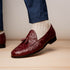 Marco_Di_Milano Aubiere Wine Leather Dress Shoe