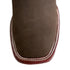 Los Altos Women's Boot Wide Square Toe Nobuck Dark Tabacco Leather Sole - Nobuck Dark Tabacco