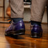 Marco_Di_Milano Bari Purple Luxury Leather Shoe