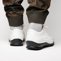 Marco Di Milano Bari Patchwork Lizard Sneakers in White