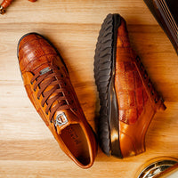 Marco Di Milano Bari Cognac Leather Dress Shoe