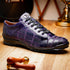 Marco_Di_Milano Bari Purple Luxury Leather Shoe