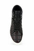 Mens Belvedere Vero Crocodile Patchwork Hightop Sneaker in Honey