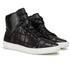 Mens Belvedere Vero Crocodile Patchwork Hightop Sneaker in Honey