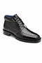 Belvedere Gallardo Men's Shoes Black Exotic Caiman Crocodile Derby Split-toe Boots