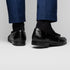 Marco Di Milano Bianchi Black Leather Luxury Shoe