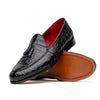 Marco Di Milano Bianchi Black Leather Luxury Shoe