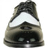 Black & White Wingtip Men's Tuxedo Shoes – Vintage Gatsby Spat Dress Shoes