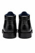 Belvedere Gallardo Men's Shoes Black Exotic Caiman Crocodile Derby Split-toe Boots