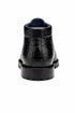 Belvedere Gallardo Men's Shoes Black Exotic Caiman Crocodile Derby Split-toe Boots