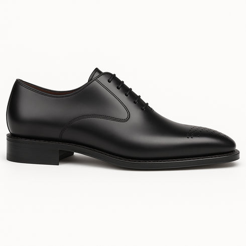 Gavino Black Calfskin Leather Mens Oxford By Mezlan Made In Spain Brand