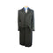 AERO FULL LENGTH BELTED WOOL BLEND MENS TOPCOAT BLACK