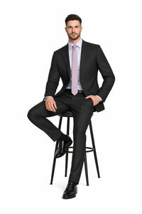 Slim Fit Tiglio Wool Suit – Modern Tailored Two-Piece Formal Suit