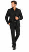 Men's Suede Cowboy Blazer Ultra Slim Fit LAM-516 in Color Black
