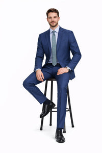 Slim Fit Tiglio Wool Suit – Modern Tailored Two-Piece Formal Suit