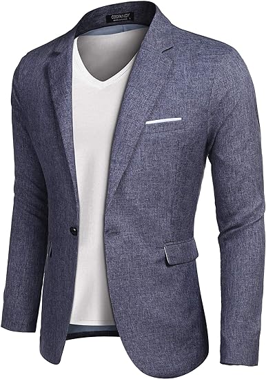 Cheap Blazers For Men - Inexpensive Blazer - Mens Discount Slim Fit Blazer in 20 Colors