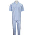 Blue Seersucker 2pc Set