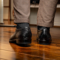 Marco_Di_Milano Bono Black Leather Luxury Shoe