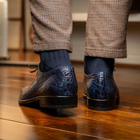 Marco Di Milano Bono Navy Leather Oxford