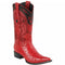 Red Ostrich Boot