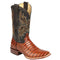 Square Toe Boot Caiman Belly Print